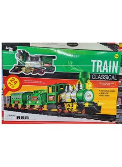 Toys 24-Piece Classic Train Set Toy with Smoke, Lights & Realistic Sound – Interactive Rail Play Set for Kids  - Image 1