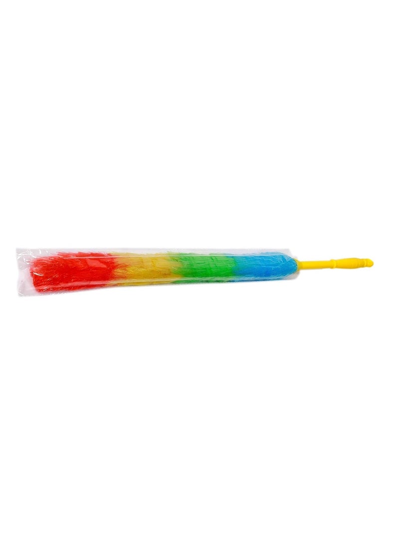 Kenco 62cm Multi-Color Duster - Soft Rainbow Plastic - Home /Office-Easy To Use  ,Washable,Household duster,Furniture duster