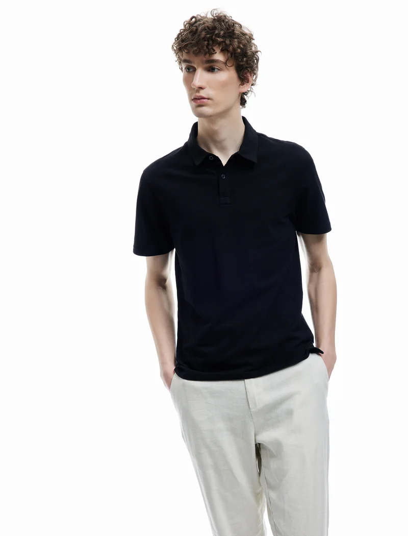 KOTON Polo Neck T-Shirt