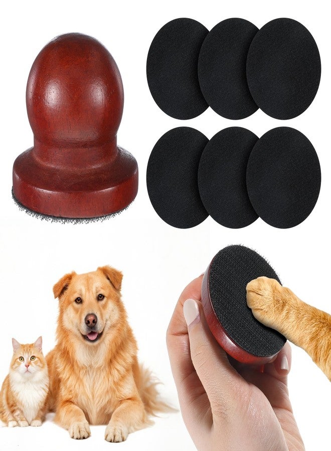 Xosjska Dog Nail File with 6PCS Replaceable Filing Disc, Nail Scratcher Board for Dog Replacement Nails File Scratch Board Pad Sandpaper Stress Filing Dogs Trainning Accessories for Smooth Dogs and Cats - Image 1