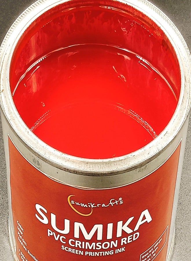sumikrafts PVC Screen Printing Ink – Premium Crimson Red Ink (1 Kg/1000gm) for Crisp, Durable Prints on PVC and Vinyl - Image 2