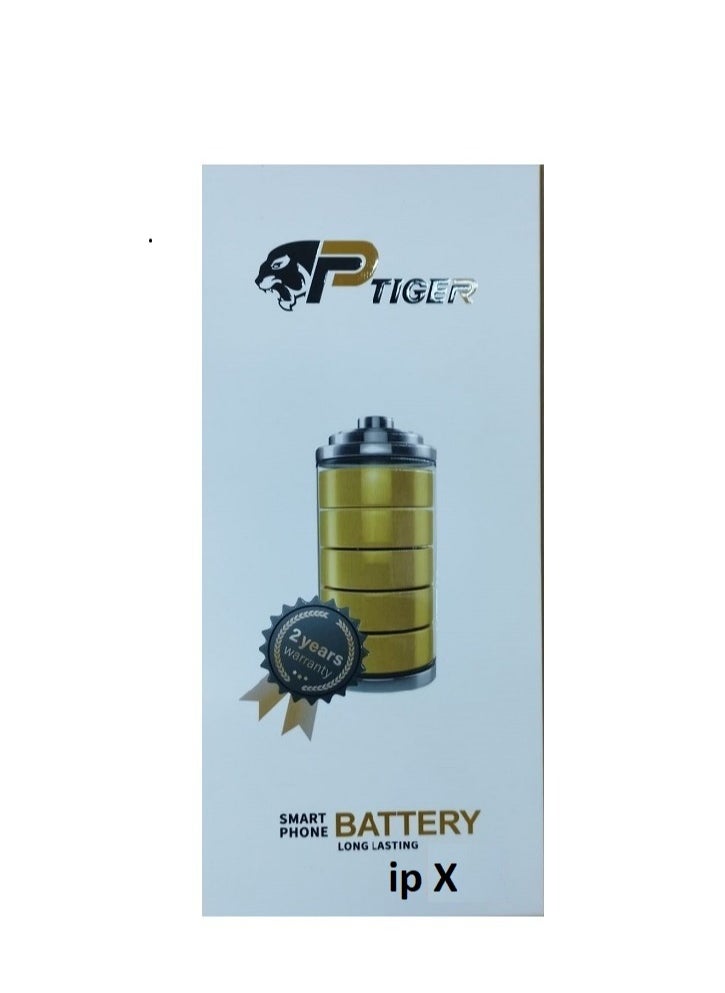 TIGER - For iPhone X High-capacity Lithium Cobalt Oxide Lithium-ion Safe and reliable stable performance long Standby Time Long Lasting Battery - Image 1