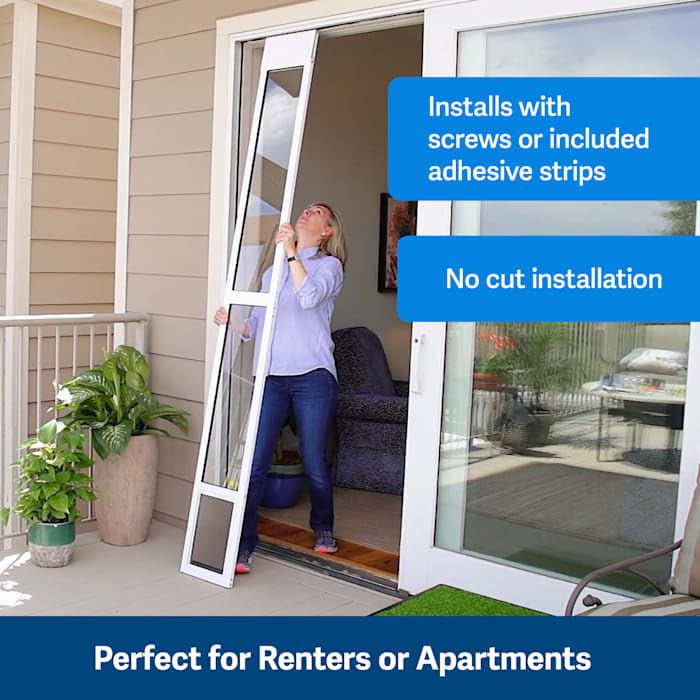 PetSafe Sliding Glass Pet Door – Great for Apartments and Rentals – for Small Dogs and Cats – Quick DIY Installation – No Cutting into Your Existing Door - Image 2