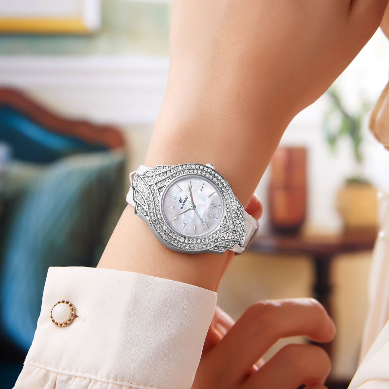 ماكسويل مكسويل ساعه جلد نسائي الاصليه تصميم ماركات