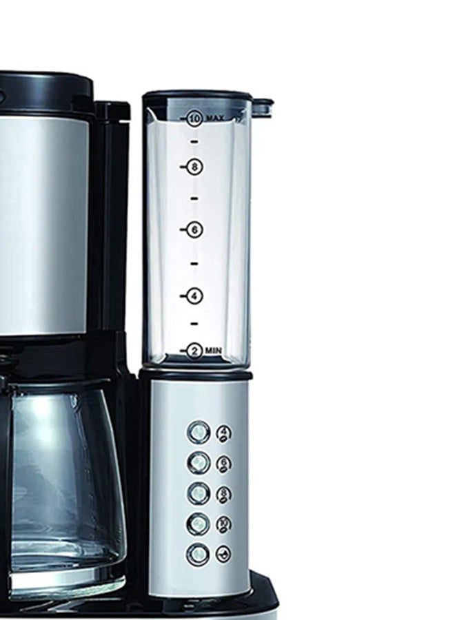 ALSAIF-ELEC Electric Fresh Coffee Maker With Grinding Selection 1.25 L 800 W E03412 Silver/Black - Image 5