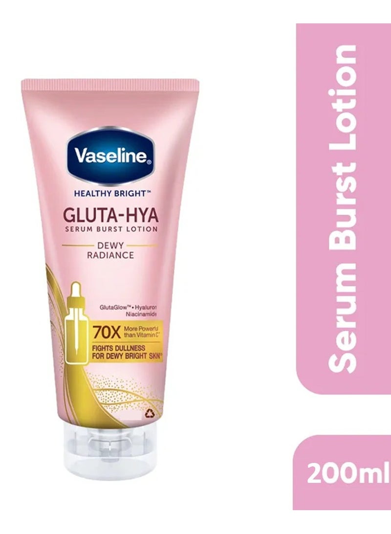 فازلين لوشن سيروم جلوتا-هيا –أقوى بـ 70 مرة من فيتامين C إشراقة ندية - 200 مل - Image 4