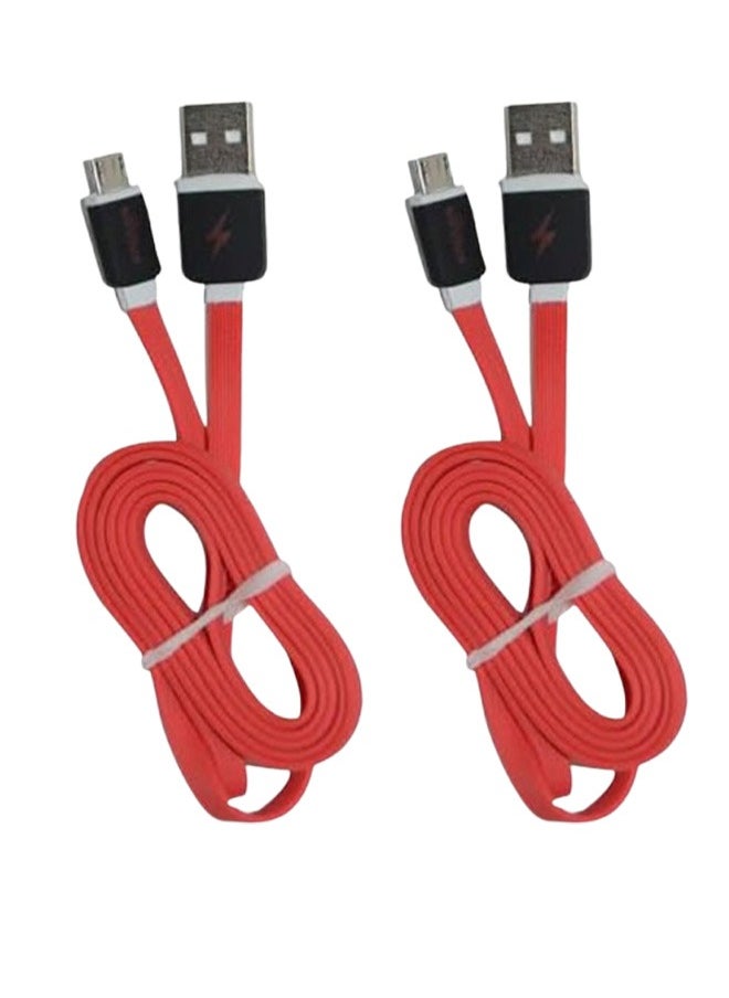 NIPUDUN Pack Of 2 NIPUDUN P C-K01 Micro USB Cable for Samsung  - Image 1
