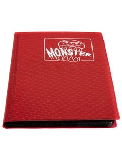 Monster Protectors Monster Binder 4 Pocket Trading Card Album Holofoil Red (Anti Theft Pockets Hold 160+ Yugioh Pokemon Magic The Gathering Cards)  - Image 5