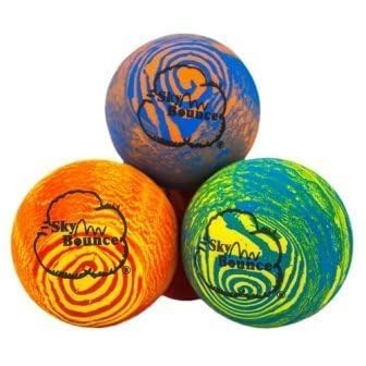 Sky Bounce® Balls Rainbow Color Rubber Handball for Recreational Handball (Hand Ball), Stickball, Racquetball, Catch, Fetch, and Many More Games 2 1/4" Diameter Premium Hollow Rubber (Pack of 12) - Image 4