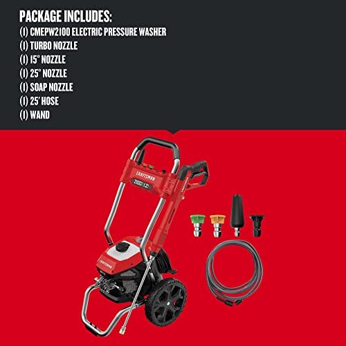 CRAFTSMAN Electric Pressure Washer, Cold Water, 2100-PSI, 1.2 GPM, Corded (CMEPW2100) - Image 3