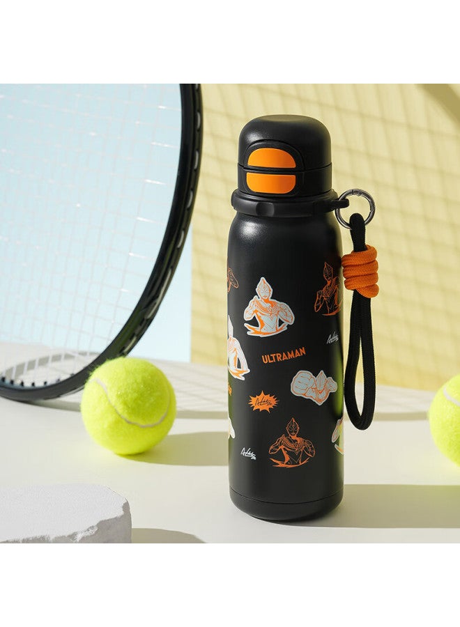 Beddybear Ruiqi Children's Dual-use Insulated Cup, Large Capacity Sports Straw Cup For Boys And Girls, Student Water Bottle, 600ml Diga Shike