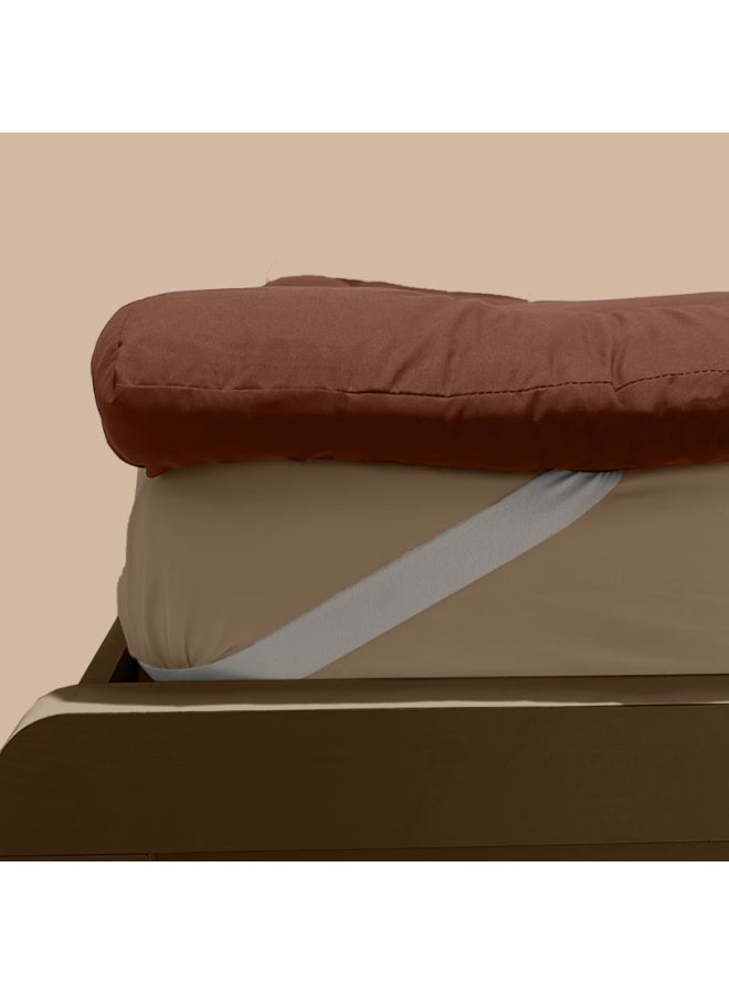 DORMICO Microfiber Mattress Topper | 1000 GSM Ultra-Soft Mattress Enhancer with 4 Sided Elastic Bands | Comfy Microfiber Bed Topper for All Bed Sizes. (White [Thickness 10cm], 90 x 190) - Image 4