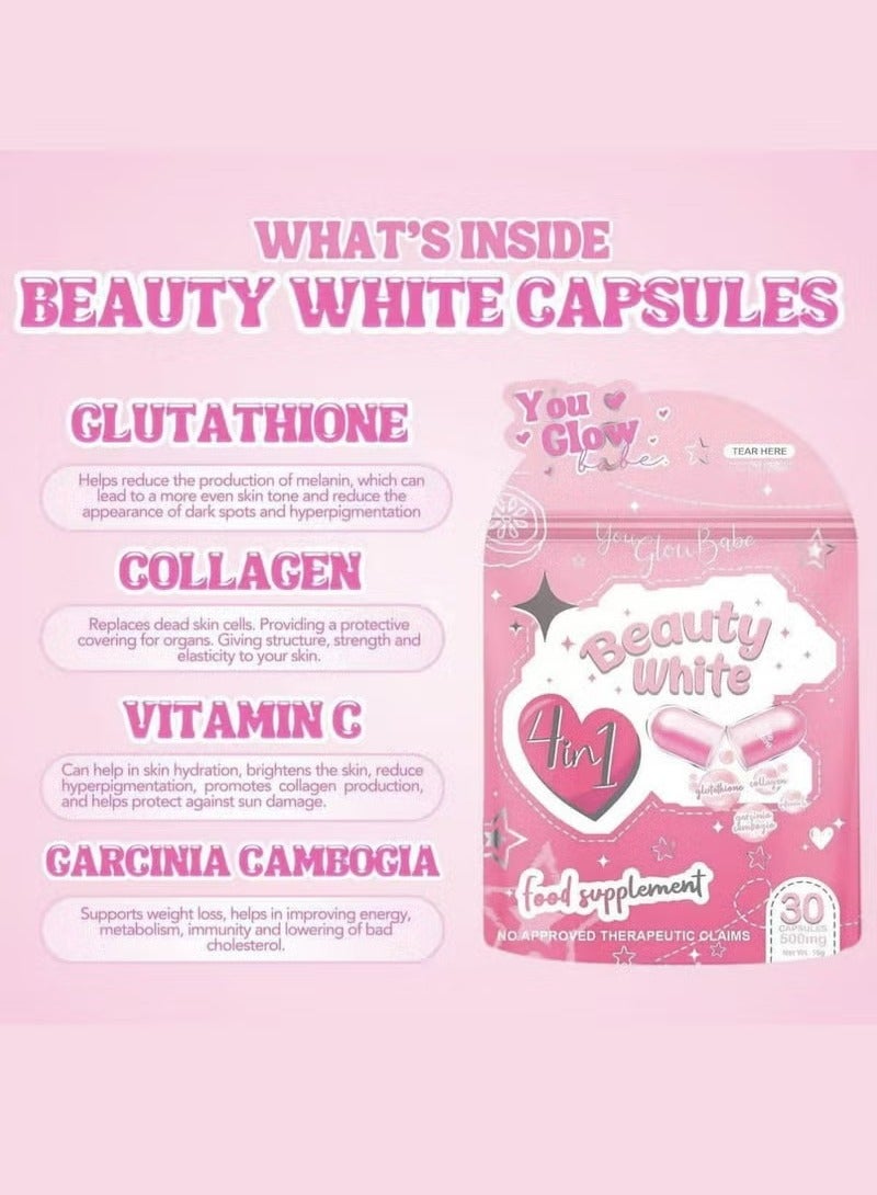 Beauty White 4 In 1,Food Supplement 30 Capsules - https://f.nooncdn.com/p/pzsku/Z662A10B265DAEE8F022EZ/45/1768359932/81e7d0de-8021-445c-9f35-ac374e99ecbb.jpg