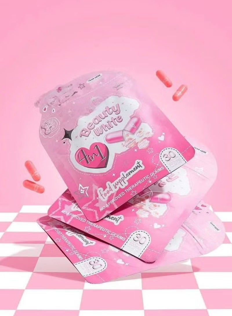 Beauty White 4 In 1,Food Supplement 30 Capsules - https://f.nooncdn.com/p/pzsku/Z662A10B265DAEE8F022EZ/45/1768360014/c7dda1f8-b67b-4841-bba4-a711bb842641.jpg