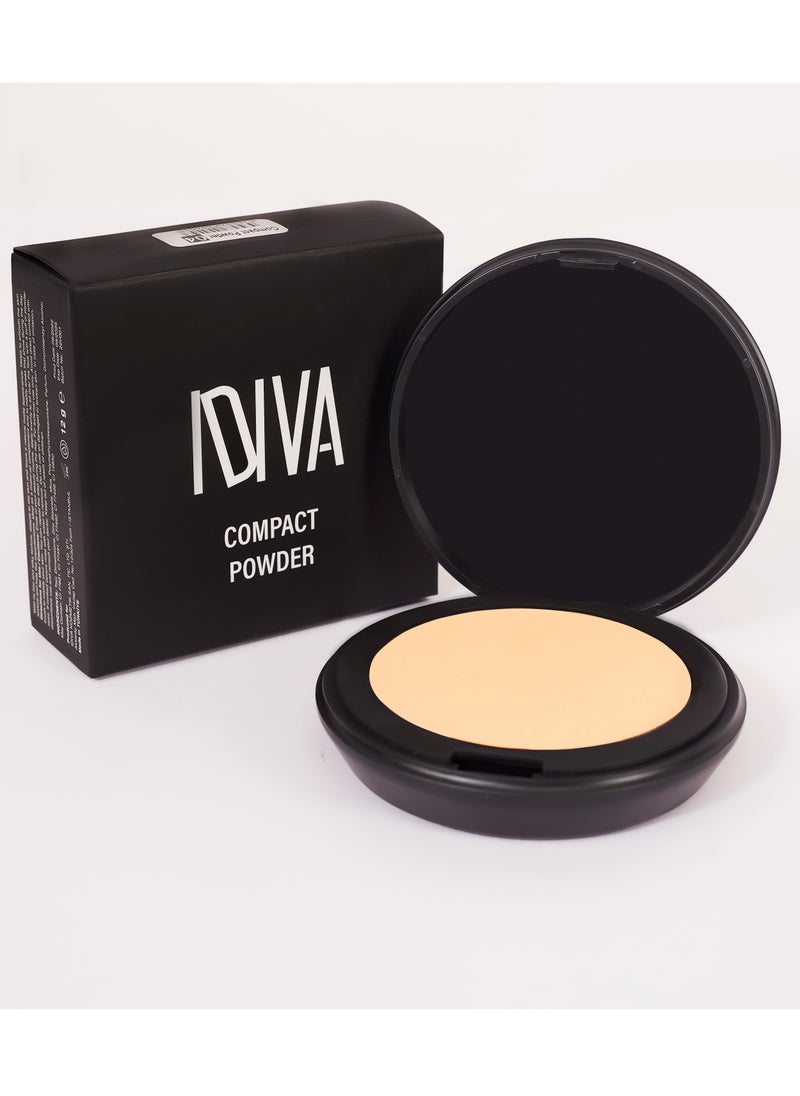 IDIVA - Compact Powder from IDIVA , Full Coverage , Long Lasting up to 16 H, Available in 4 different shades - Image 1