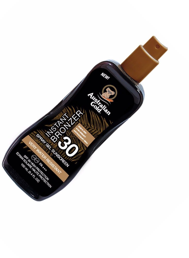 أوسترليان جولد جل رذاذ برونزر فوري من Australian Gold SPF30، 100 مل - Image 2