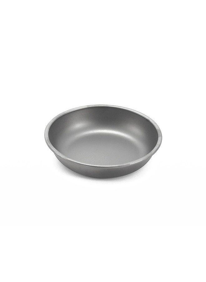 Generic - Ultralight Titanium Plate Camping Dishes Metal Saucer Outdoor Tableware Picnic Plates Portable Cutlery 117mm - Image 1