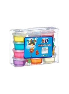 Slime 12 Pieces Of Crystal Mud Slime MultiColored  - Image 1