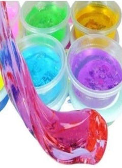 Slime 12 Pieces Of Crystal Mud Slime MultiColored  - Image 4