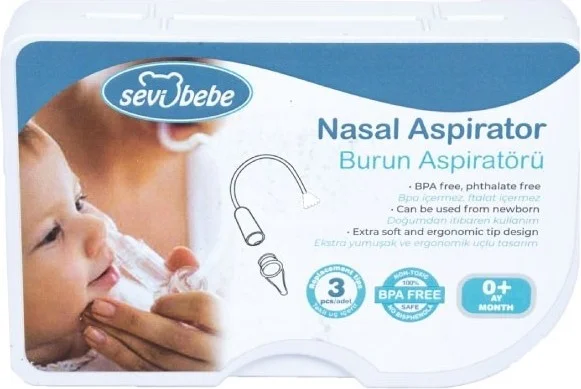Sevi Bebe Nasal Aspirator Set (24 Spare Tips)