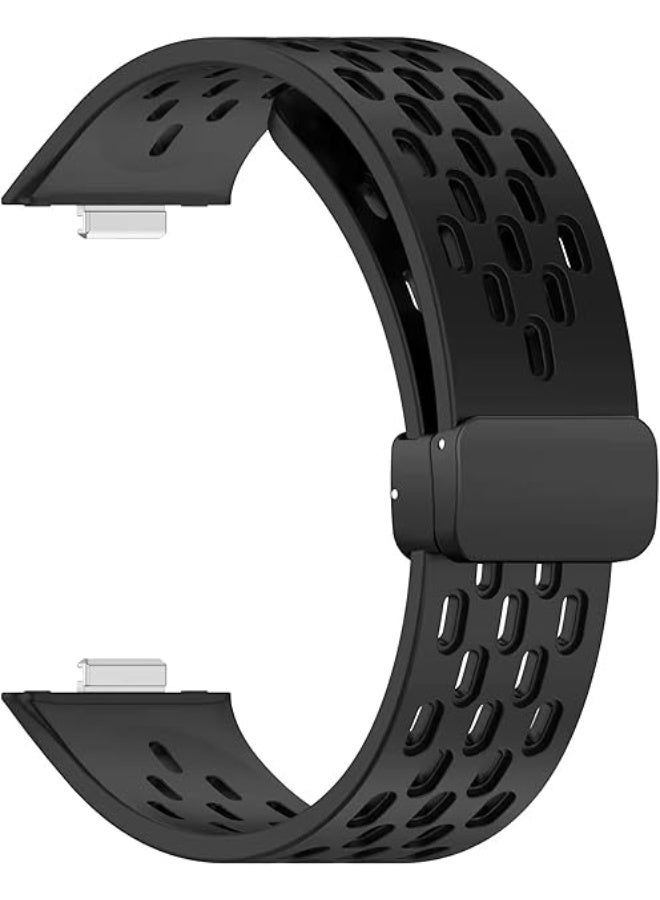 Silicone Band For Huawei Watch Fit 4 Pro/Fit 4/ Fit 3 Strap Smart Watch Magnetic Buckle Soft Bracelet For Huawei Watch Fit 3 / Fit4 Sports Wristband Watchband  - Image 4