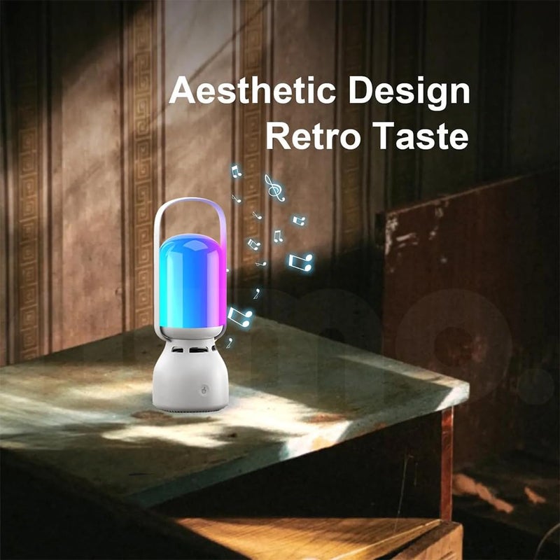 Ritmo Portable Camping Bluetooth Speaker Lantern Lamp led Light for Kitchen RGB Camping Lantern Speaker USB TypeC USB Charging Port for Night Stand - Image 3
