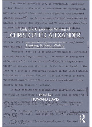 Early and Unpublished Writings of Christopher Alexander: Thinking, Building, Writing - pzsku/Z662A75A321E703E9B552Z/45/1746222890/dc76c257-b2fb-4547-ad74-824ea3337e1d