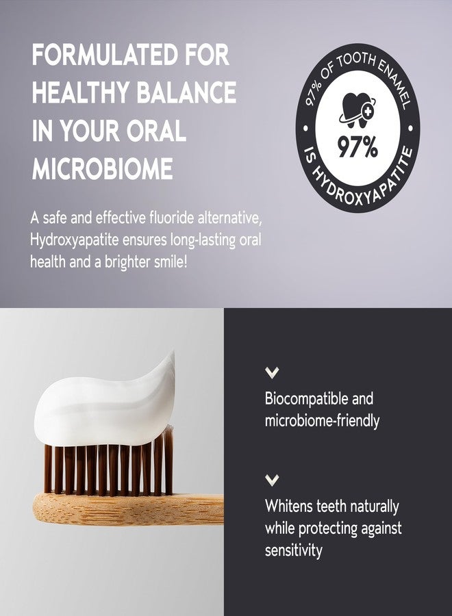 InoPro Natural Whitening Hydroxyapatite Toothpaste with Probiotic for Sensitive Teeth, Fluoride Free Enamel Repair Remineralizing Toothpaste, SLS Free, Baking Soda, Coconut Oil, 5oz - Image 5