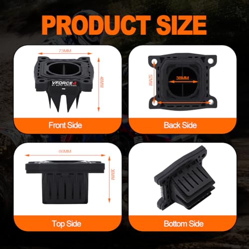 ARAMOX VForce4 V4145 Black ABS Valve, Powersports Valve Parts, Direct Replacement for YFS200 VForce4 V4145 - Image 4