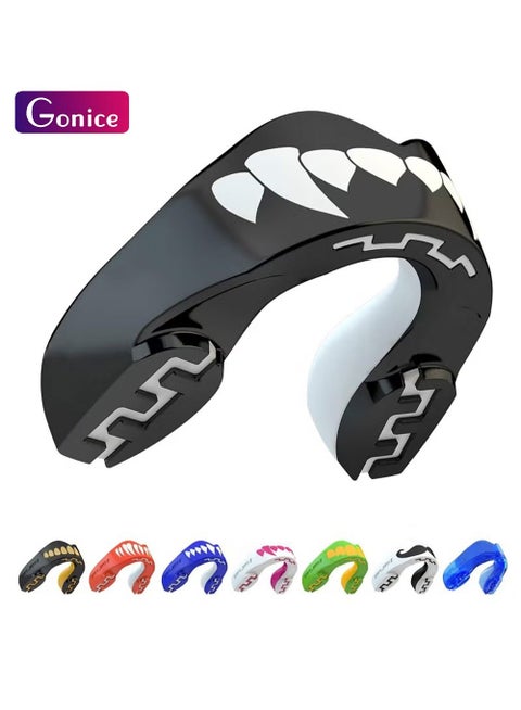 Sports Mouthguard, Mouth Guard with Case for Basketball, Lacrosse, Football, Martial Arts, Hockey, Wrestling, Ice Hockey and All Contact Sports