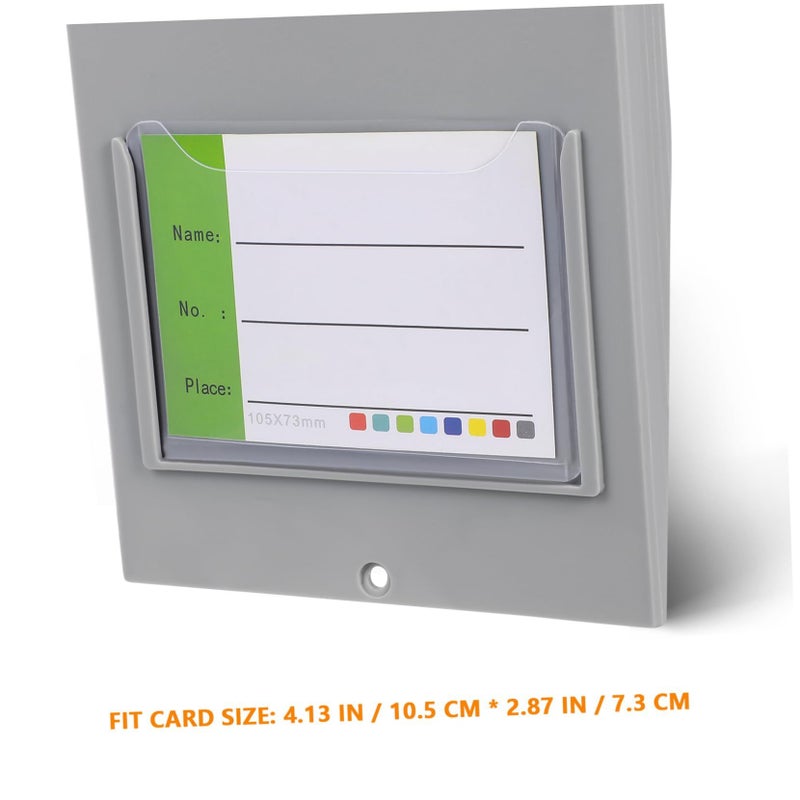 Plastic Adjustable Card Rack Wall Organizer Holder for Office Multiple Cards - Image 3