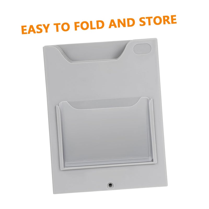 Plastic Adjustable Card Rack Wall Organizer Holder for Office Multiple Cards - Image 5