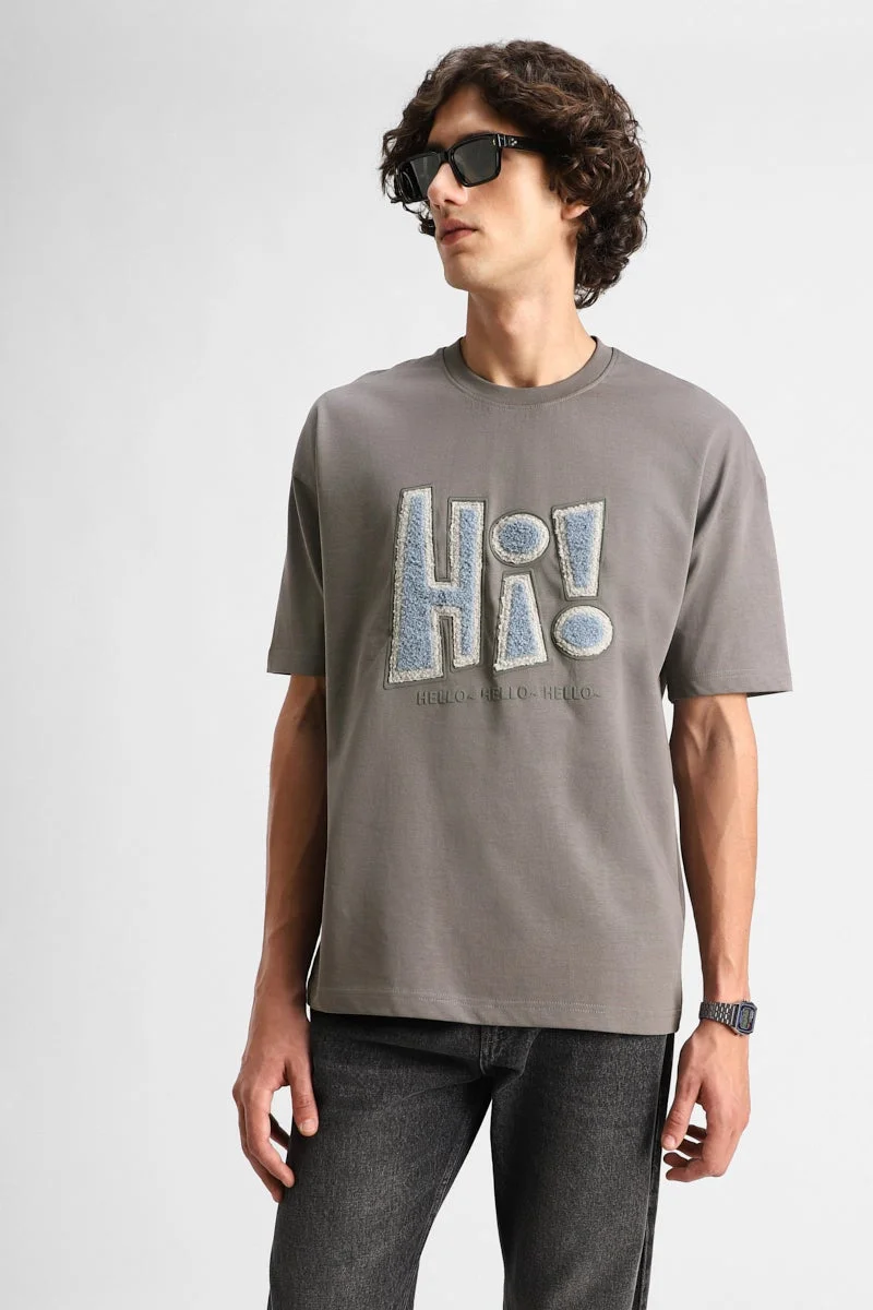 SNITCH 100% Cotton Graphic Oversized T-Shirt