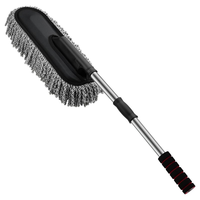 iWagon- Super Soft Car Cleaning Multipurpose Car Cleaner Brush Exterior and Interior Extendable Handle for Cleaning - Image 5