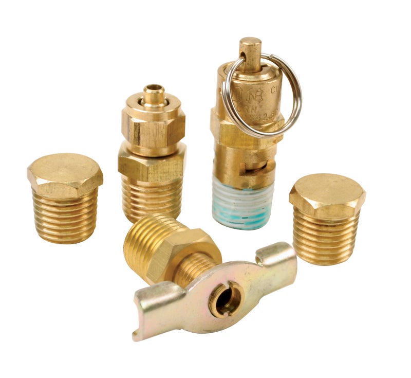 Viair 90005 Tank Port Fittings Kit, Gold - Image 3