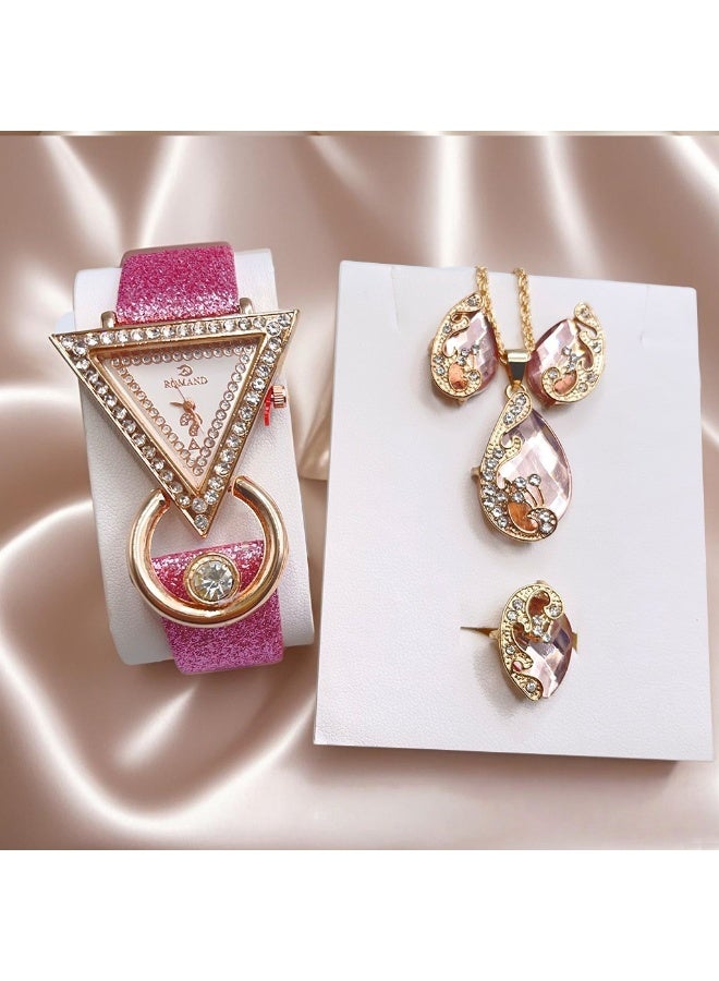 KUYING New Small Fresh Retro Decorative Watch Set 