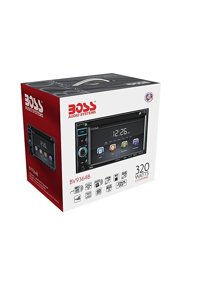 بوس Boss Audio Systems 320W 4Channel Bluetooth DVD MP3 CD AM FM RECEIVER BV9364B - Image 4