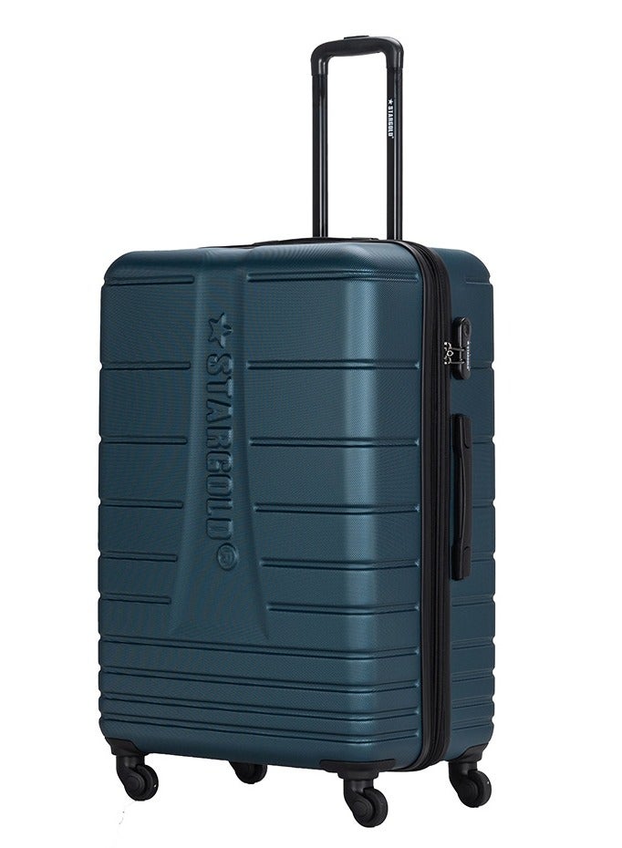 ستارجولد 4 عبوات من عربة أمتعة مقفلة ذات رقم دوار للجانب الصلب - Image 2