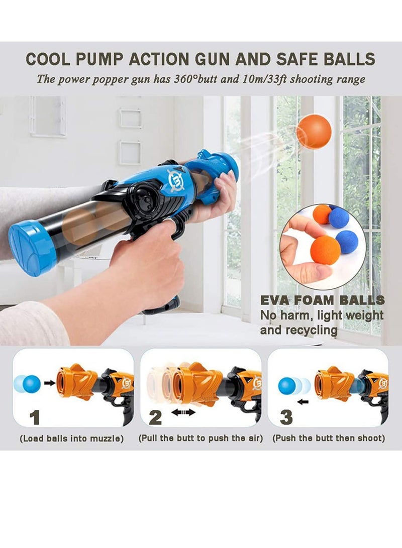 SYOSI Game Toys for Kids, Robot Shooting Game Gifts for 4 5 6 7 8 9 Year Old Boys, Games Toy Guns with 2 Air Toy Guns, 24 Soft Bullets, Fun Outdoor Indoor Birthday Gift Toys for Boys and Girls - Image 3