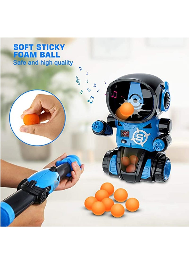 SYOSI Game Toys for Kids, Robot Shooting Game Gifts for 4 5 6 7 8 9 Year Old Boys, Games Toy Guns with 2 Air Toy Guns, 24 Soft Bullets, Fun Outdoor Indoor Birthday Gift Toys for Boys and Girls - Image 2