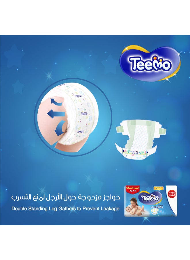 Teemo Baby Diapers, Size 2, Small, 3.5-7 kg, Jumbo Pack, 42 Diapers - Image 5