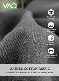 VAOdo 4PCS Bedding Queen Fitted Sheet Set  Deep Pocket Soft Microfiber -Shrinkage and Fade Resistant Comforter Set Skin Friendly Bedding Set Including Fitted Sheet Duvet Cover and 2 Pillows Comforter Sets  - Image 5