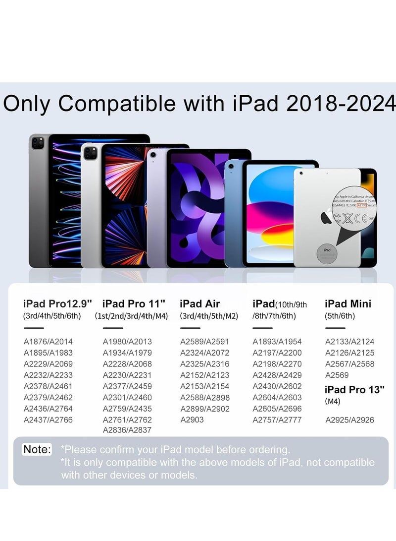 Stylus Pen for iPad 10th 9th Generation, Fast Charging Apple iPad Pencil with Palm Rejection, Compatible with iPad 2018-2024 10th/9th/8th/7th/6th Generation, iPad Pro 13 inch M4/12.9 inch/11 inch, iPad Air 3/4/5/M2, iPad - Image 2