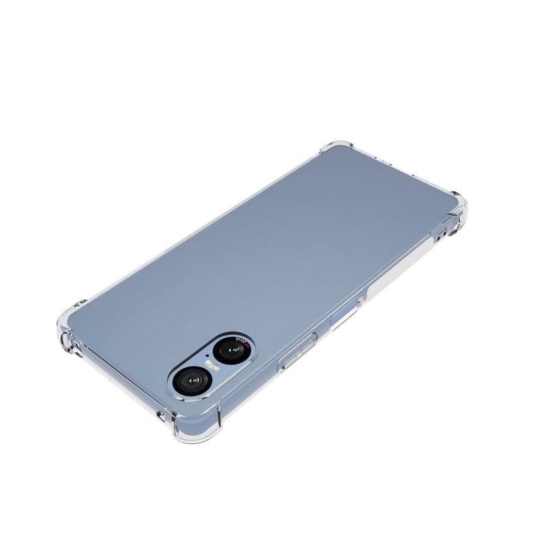 HuHa Case Cover For Sony Xperia 5 VI Shockproof Non-slip Thickening TPU Phone Case(Transparent) - Image 4