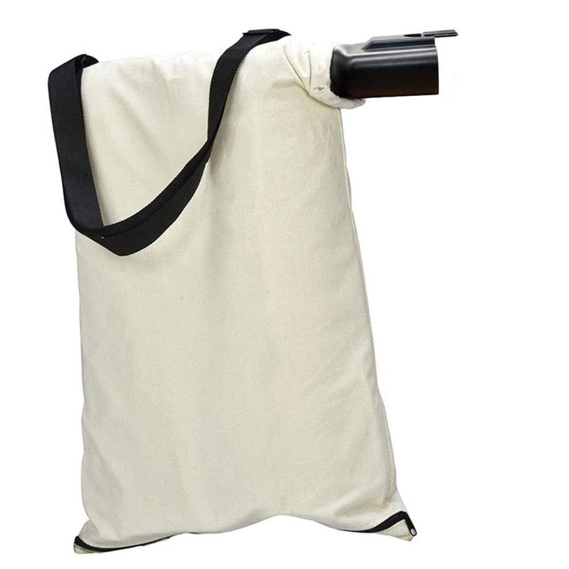 31101810 Blower Debris Vacuum Bag Compatible with Greenworks Vacuum Bag 24022 24072 Leaf Blower Vacuum Debris White Cloth Bag wZipperReplace 31103148
