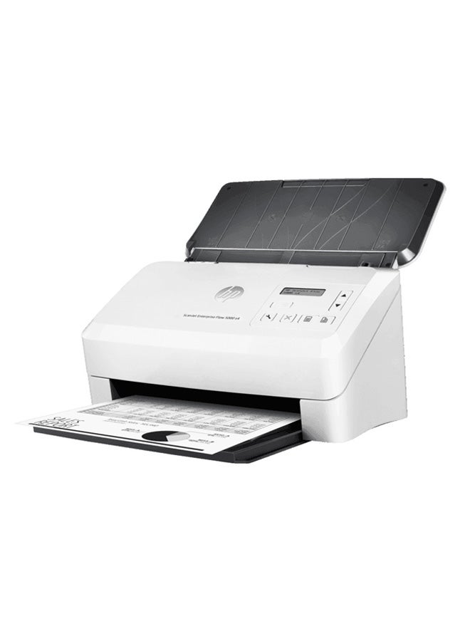 HP ماسح ضوئي سكان جيت إنتربرايز فلو ‎5000 S4 بنظام التغذية بالورق أبيض - Image 2