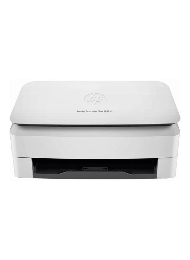 HP ماسح ضوئي سكان جيت إنتربرايز فلو ‎5000 S4 بنظام التغذية بالورق أبيض - Image 1