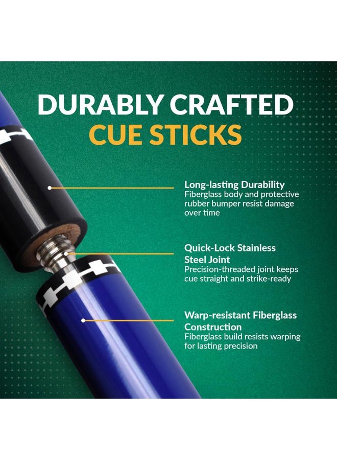 HATHAWAY Conquest 58-in Fiberglass Cue - Blue - Image 5