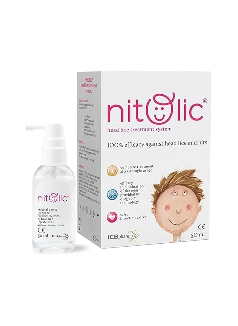 نيتوليك Nitolic Lice Treatment Spray 50ml