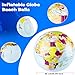 Restroma 2 Pack 24 Inch Large Inflatable Globe Giant Blow Up World Globe Summer Beach Ball Inflatable Earth Globes for Pool Party arth Day Classroom Teaching - Image 4